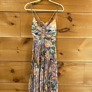 Astr Multicolor Floral Maxi Dress